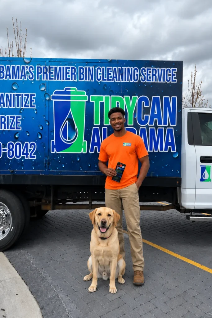 cody pruitt tidycan alabama with dog
